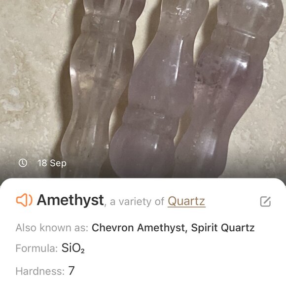 2/$20, Pale Purple Amethyst Lariat Cord Necklace, Genuine Gemstone Necklace - Picture 8 of 10